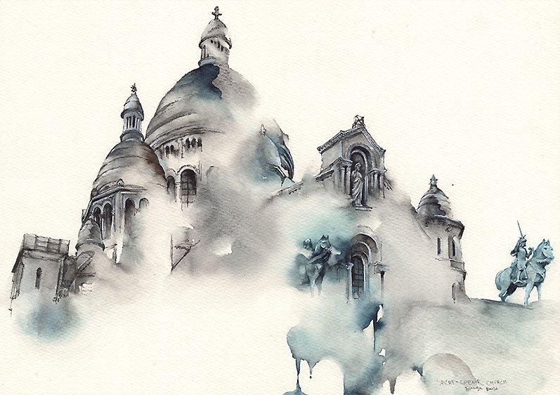 park_sunga's tweet photo. Sacré-Cœur Paris https://t.co/SKQ2v7aLv9