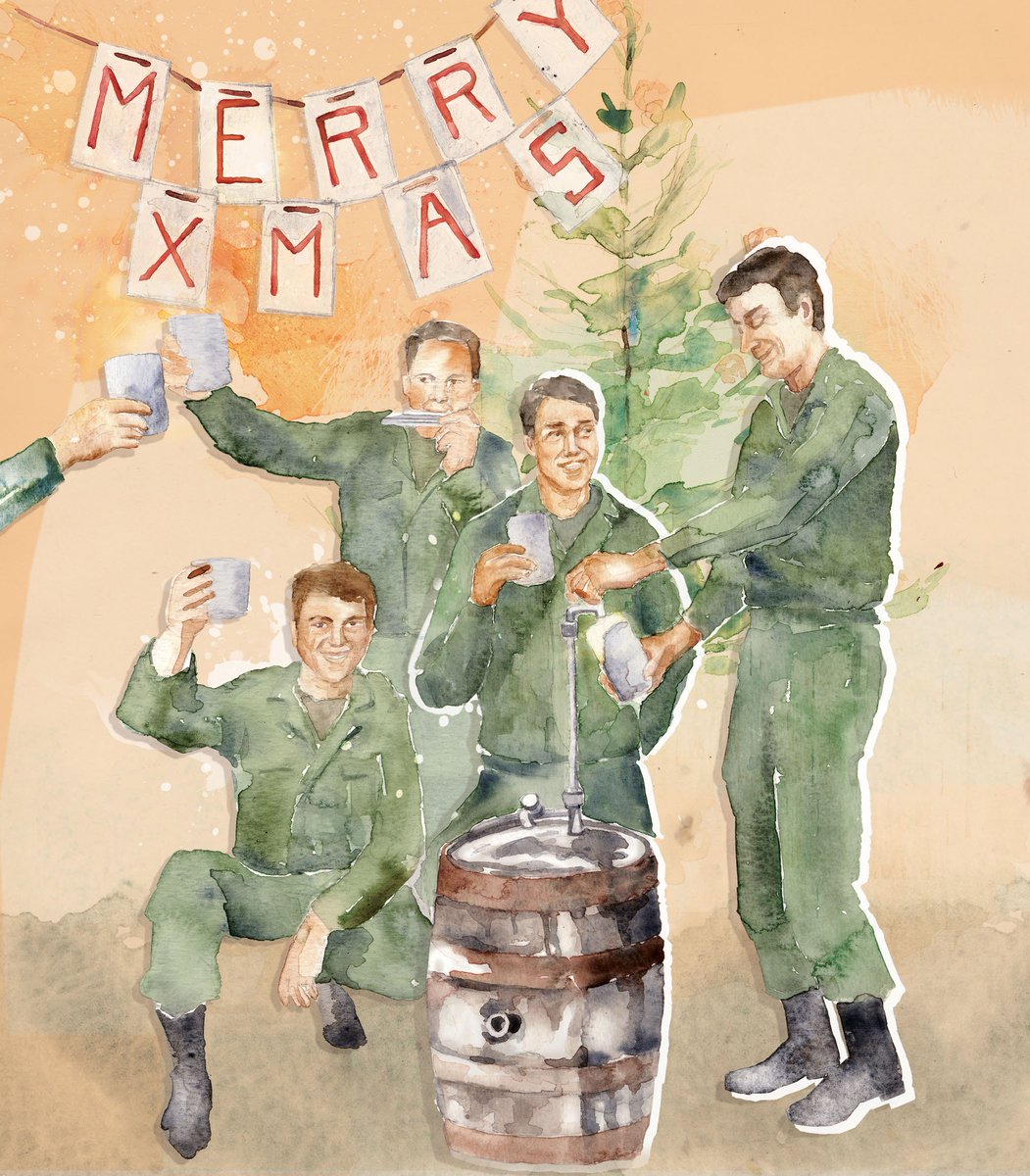 Legion_Magazine's tweet image. The great beer caper: A stolen Keg of beer made a very Merry Christmas for these soldiers preparing for Normandy. ow.ly/f6Ca3077pO9