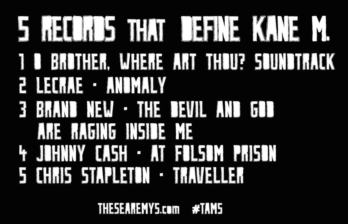 thesearemy5's tweet photo. People are already joining in on the discussion! What are 5 albums that define YOU? https://t.co/WKjJ9SS6IS #TAM5 https://t.co/HscqrSW27N