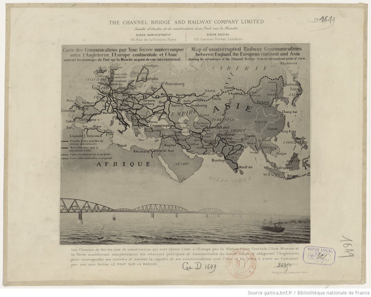 EuropeanLibrary's tweet image. Today you can cross the Channel in a tunnel - in 1892, a bridge was proposed, but (sadly?) never built 5/5 europeana.eu/portal/en/reco…