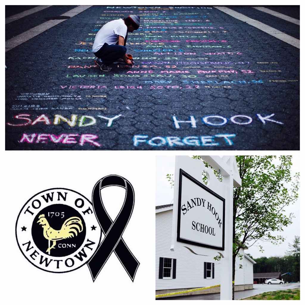 Thoughts and prayers to all on this 4th Anniversary.  #NewtownStrong & #SandyHookStrong