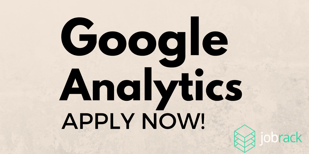 jobrack1's tweet photo. #GoogleAnalytics #freelance job position! Apply now:
https://t.co/Y4xiewEY5d
#WorkFromHome #jobrack #remotework https://t.co/m09l8oJGgM