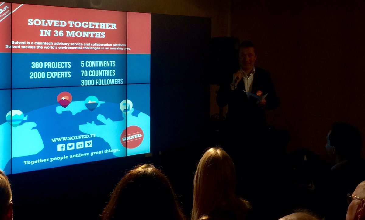 SolvedTogether's tweet photo. We are not building a consulting company. We are building an ecosystem, says @HietaJanne @SolvedTogether #solvingthecities https://t.co/BiaxHDiPkQ