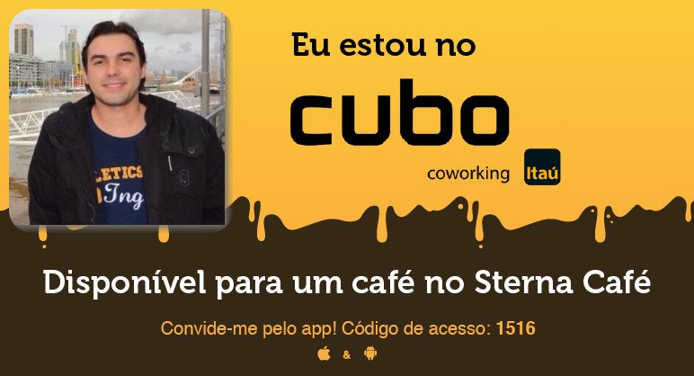 wobabr's tweet photo. Vinicius está disponível agora para um café no Cubo. Quer encontrar com ele? https://t.co/CecuDAC1AW #cubonetwork https://t.co/0DHjhFiJAK