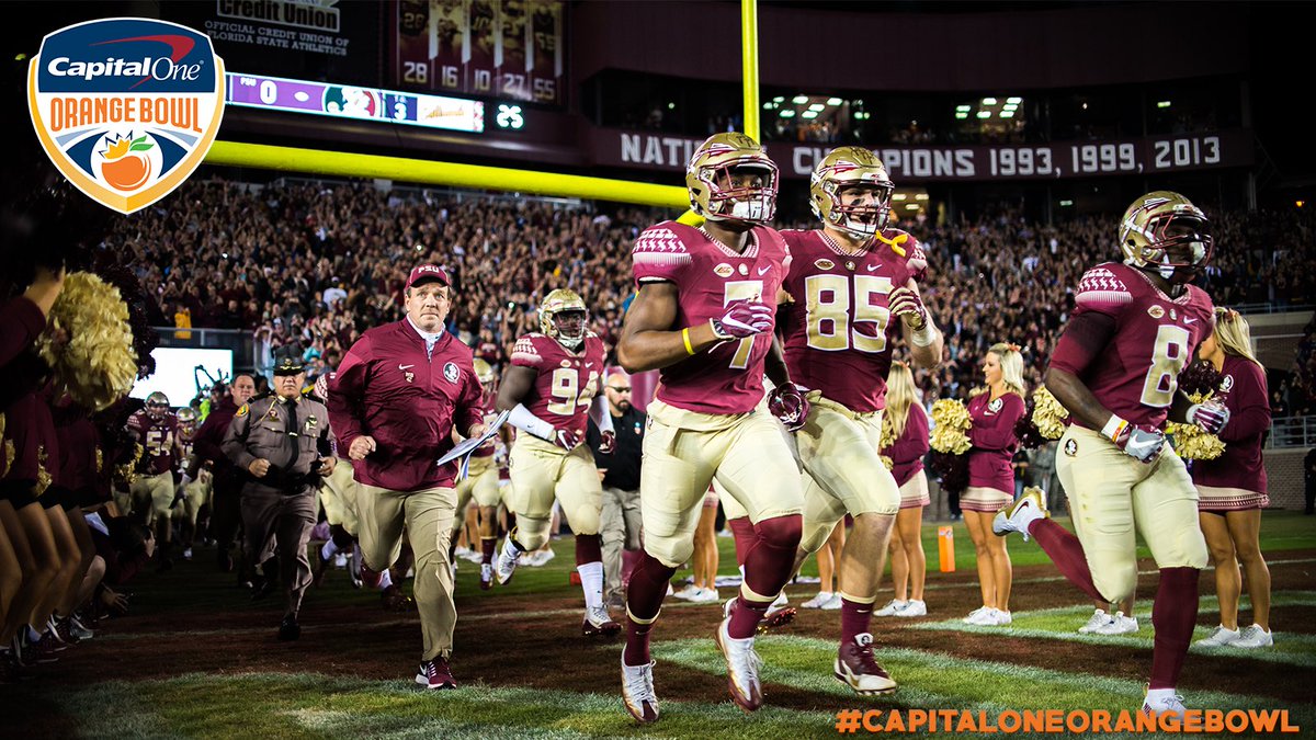 The #Seminoles are looking to make a statement in this year's #CapitalOneOrangeBowl. RT if you're rooting for @FSU_Football! 🍊🏈