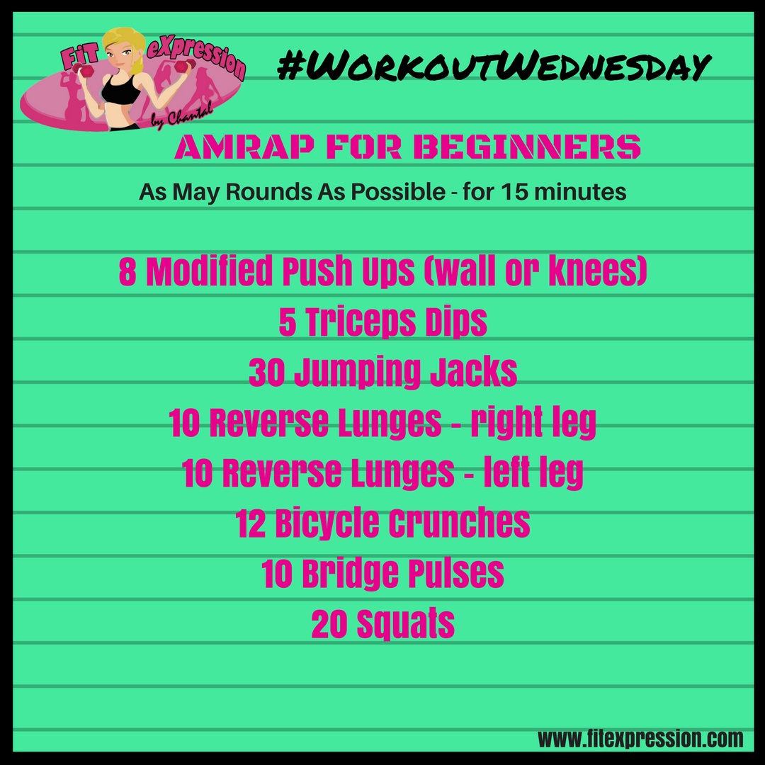 myfitexpression's tweet photo. #WorkoutWednesday
Do as many rounds as possible for 15 minutes. Short but effective.
#workoutforbeginners #fitnessjourney #loveyourbody https://t.co/SOa9yim3yT