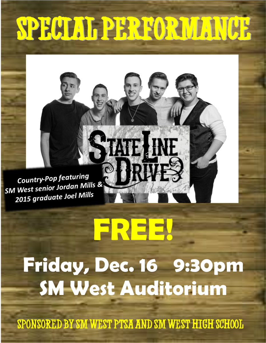 SMW_PTSA's tweet photo. Indians - SM West invites you to a FREE concert this FRIDAY!  Hope you can come! Please RT @smn_choir @smndance @smnequalityclub @NhsSmn https://t.co/nUVm7gkvEe
