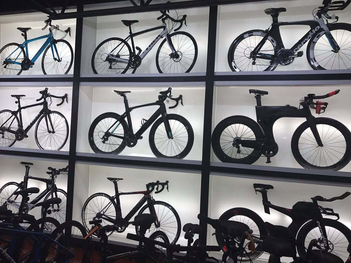 TriBikeRun's tweet image. Our "Hollywood Squares" are packed with some serious bikes. If you could have any bike, which one would it be and why? #cycling #superbike