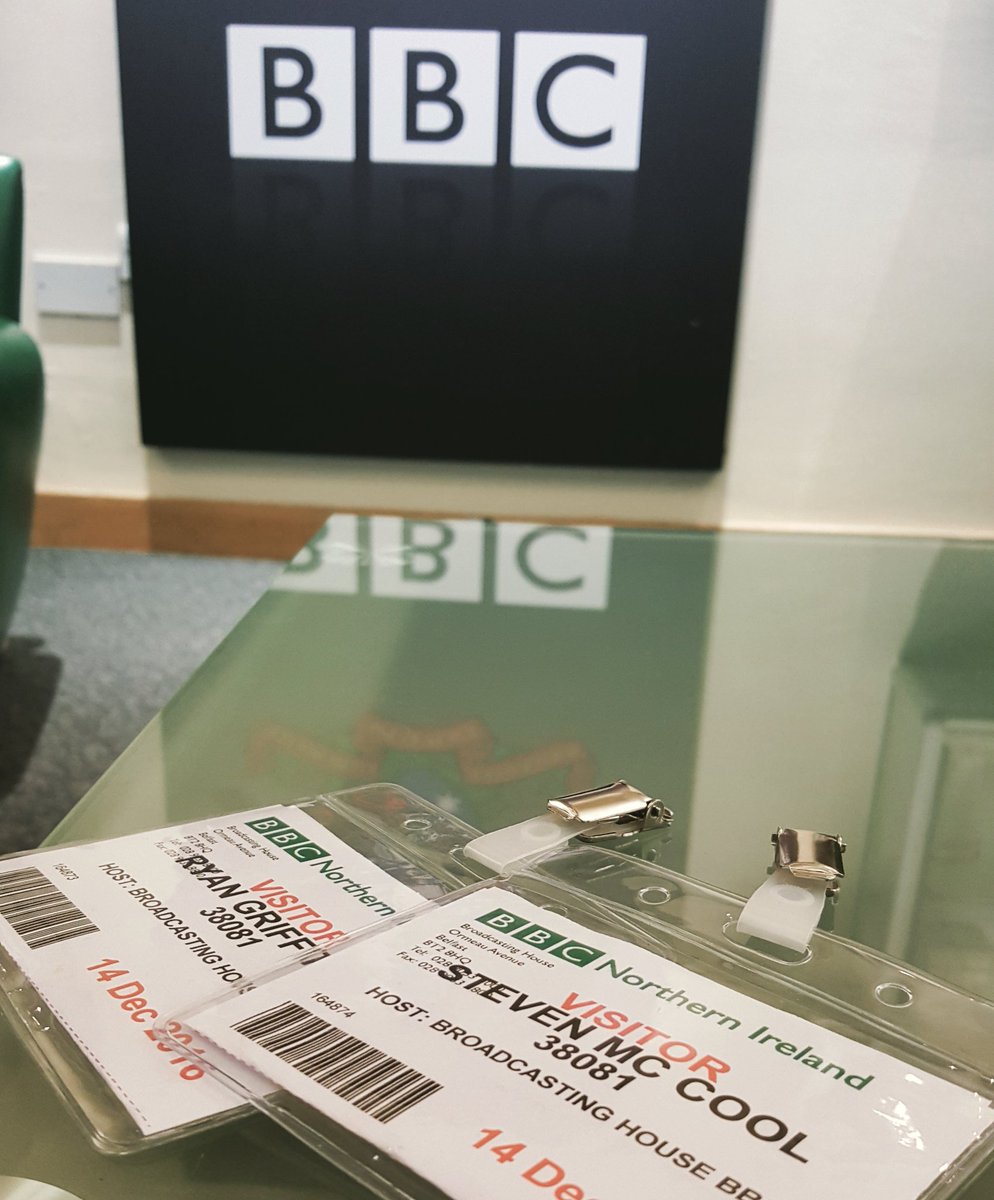 PORTSband's tweet photo. In @bbcradioulster for some songs and a chat with @RalphMcLeanShow #youshallnotpass #bbc #music #acoustic #ralphmclean https://t.co/fiFVxcVyXR