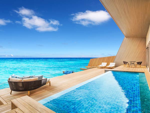 The St Regis Maldives Vommuli Resort, las 9 hectáreas más espectaculares de las Maldivas bit.ly/2hu0LSN <a href="/StRegisMaldives/">The St. Regis Maldives Vommuli Resort</a> #maldives