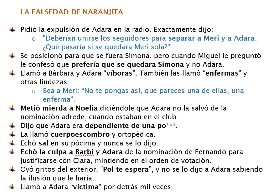Berbe_'s tweet photo. La lista de las falsedades de Bea. Hay muchas más, pero nos pueden dar las uvas. Tiene que verla @AdaraGH_17 así que ¡RT RT RT! #Adara13 https://t.co/bWbnbhIXuS