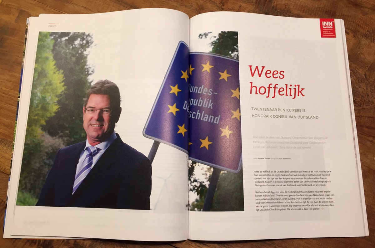 Ook #Pioneer Ben Kuipers <a href="/LoohuisFle/">Loohuis Installatie</a> verteld in <a href="/INNtwente/">INNtwente</a> hoe je als Twent zaken kunt doen over de grens. #ZelfdeTaal