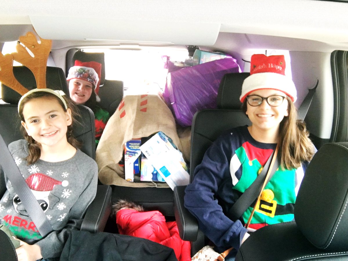 ourfamlifestyle's tweet photo. Loaded up in the 2017 #ChevyTahoe with toys to deliver to the hospital before heading to the Chevy Pop-Up North Pole. #ChevyDrivesTexas https://t.co/5i3hgFUMeM