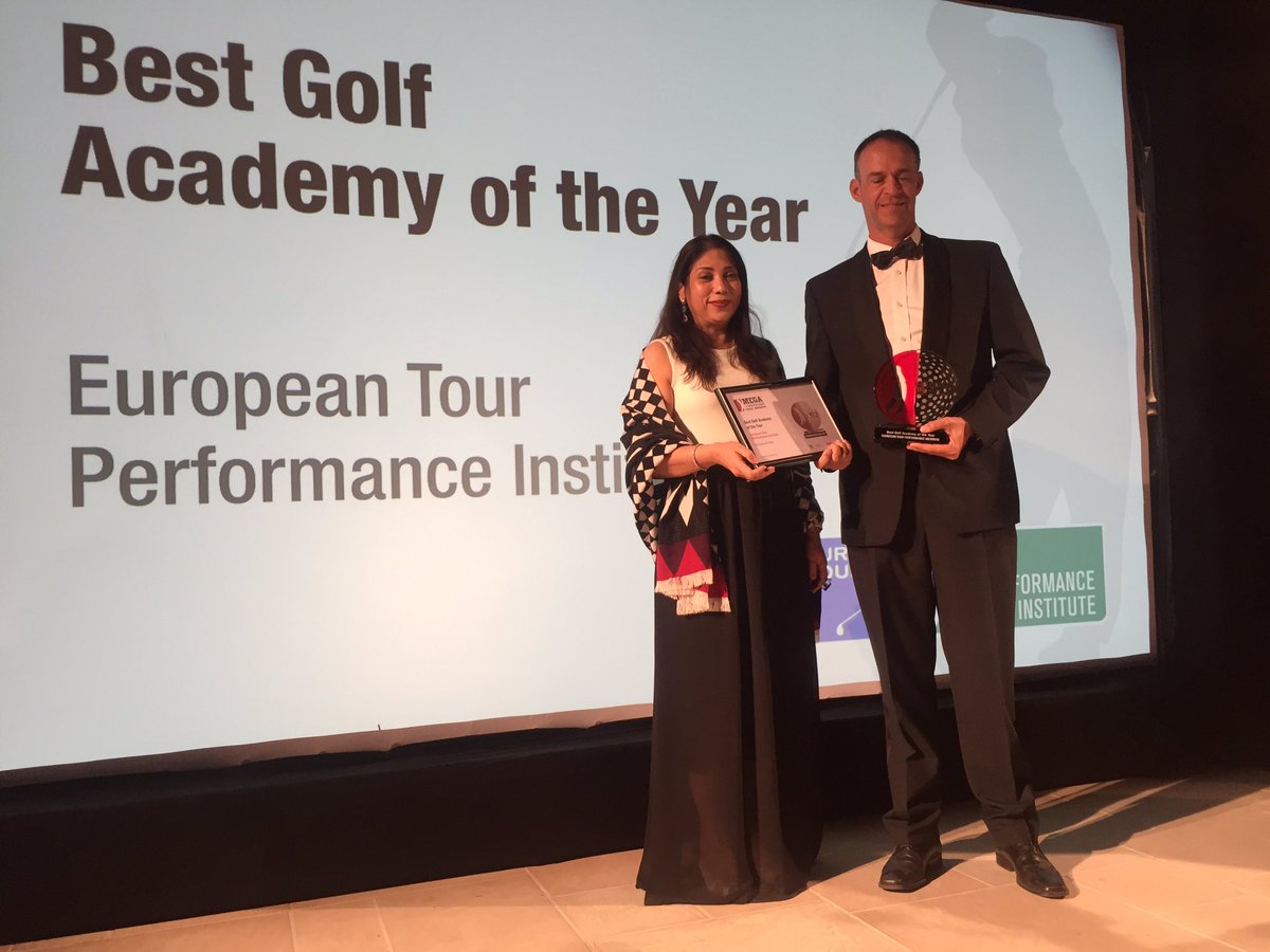 MEGAs: Best Golf Academy of the Year goes to European Tour Performance Institute <a href="/etpidubai/">ETPI Dubai</a> #MEGAs16 <a href="/Sport360/">Sport360°</a> Well done <a href="/markgw1/">Mark Gregson Walters</a> and team