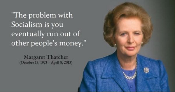 The problem with #socialism?

"... you eventually run out of other people’s money."

#MAGA