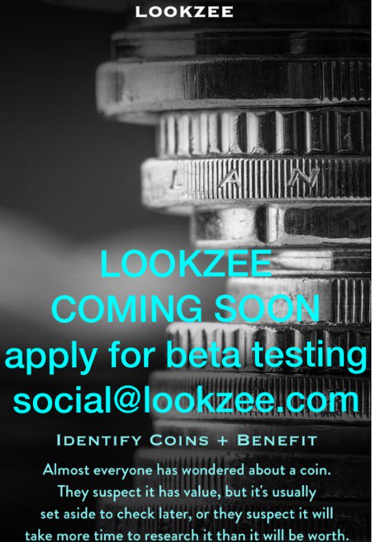 TimERathjen's tweet image. Hey #numismatic #coin people- 
Coin identification #app with a social element.
#socialmedia #growthhacking
social@lookzee.com