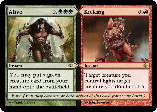 ResponsibleGmg's tweet photo. This week we are making fuse cards! https://t.co/Z2jBzaG7hB #mtg #mtgaer #mtgo #MTGT2016 #tcgs #gamedesign https://t.co/W2tbVfsTra
