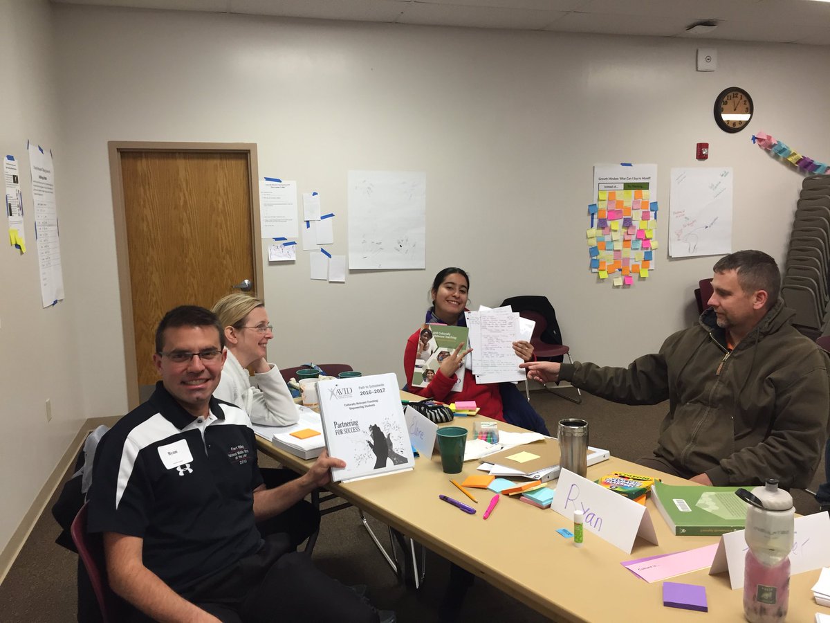 FRMS AVID staff is learning about AVID Culturally Relevant Teaching: Empowering Students. #frmstroopers