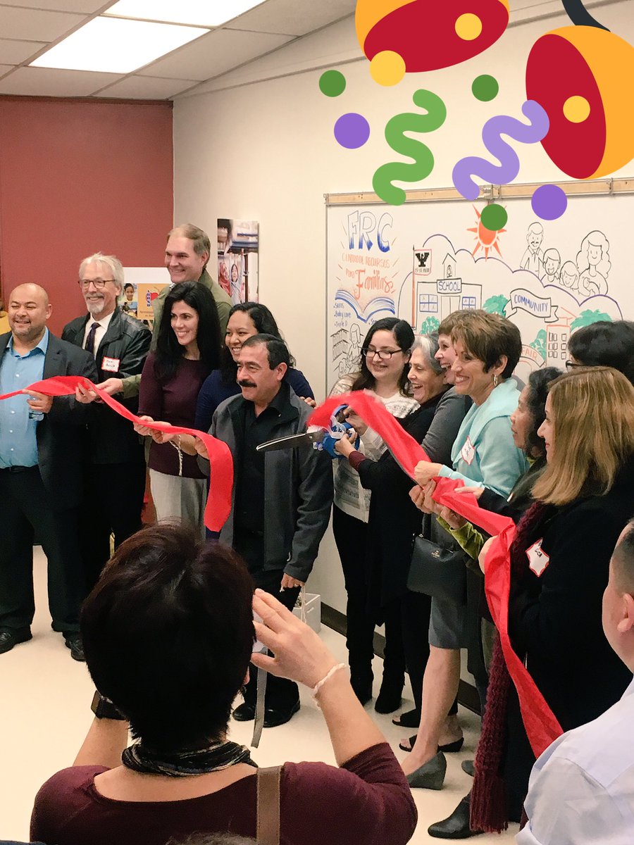 Veggielution's tweet photo. It's official! FAMILY RESOURCE CENTER! #cutthatribbon #eastsidesj #community #SOMOSMayfair #alumrock https://t.co/seQQpUGJLm
