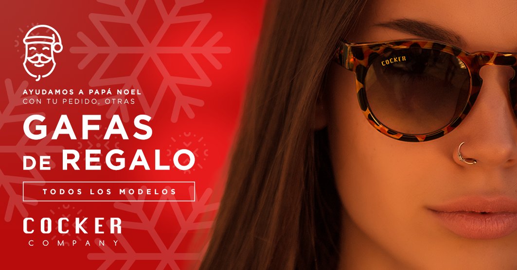 Esta Navidad, ayuda a Papá Noel 🎅
Haz tu pedido y tendrás otras Cocker de regalo.  B| 
➡ shopcocker.com ⬅