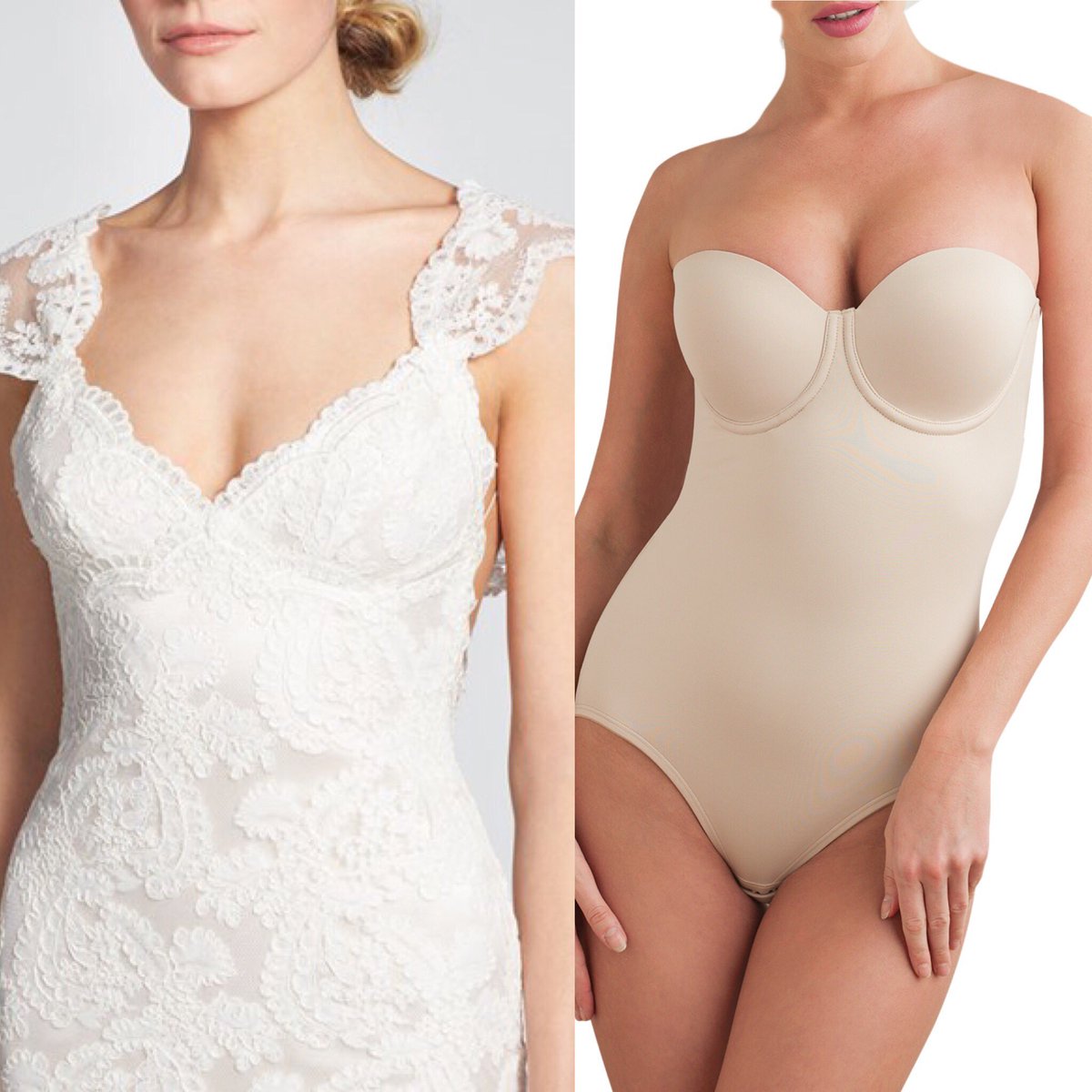 TCFineIntimates's tweet image. Are you planning a #winter white #wedding? Try our #strapless body slimmer underneath your #dress. You'll feel &amp;amp; look absolutely beautiful!