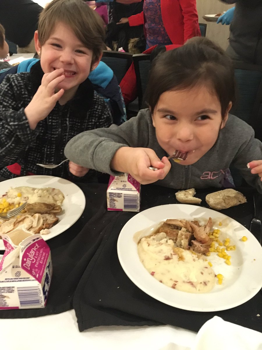 Albert_School's tweet photo. THANK YOU!! To all those involved with the Christmas Lunch today! @doubletree @sskroughriders @reginapolice @Regina_Fire @SaskPolytech https://t.co/0MF1tDIISJ