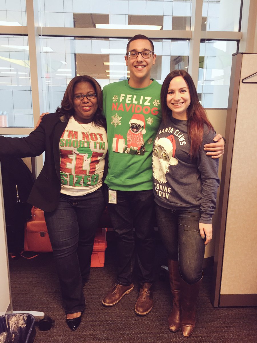 Wacky tacky sweaters at <a href="/HomeDepotCareer/">Home Depot Careers</a>! 🎄