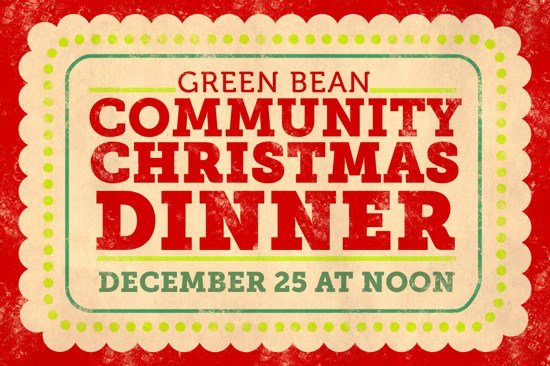🎄 Our fifth annual Community Christmas Dinner is here! Find out more at greenbeancoffee.ca/christmas 🎄