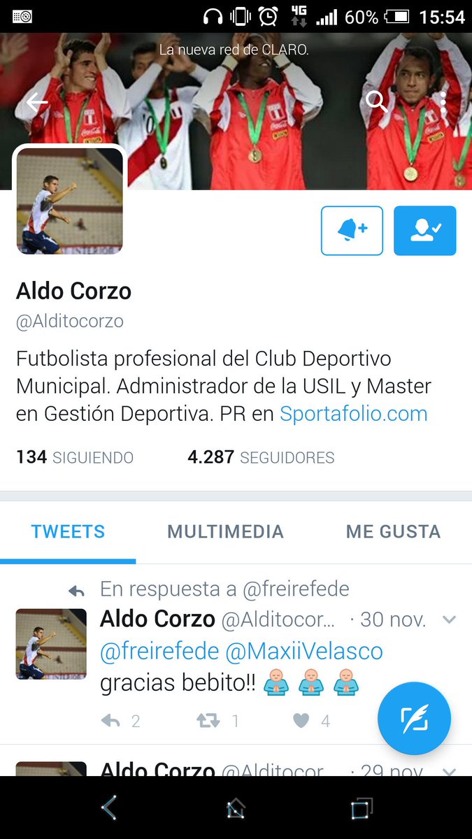 <a href="/Universitario/">Universitario</a> <a href="/Alditocorzo/">Sebastian</a> <a href="/TuFPF/">Federación Peruana de Fútbol</a> <a href="/SeleccionPeru/">La Bicolor</a> <a href="/Cesar_Vento/">Cesar Vento</a> ahora q esta en un club grande de verdad,miren con cuantos seguidores arranca