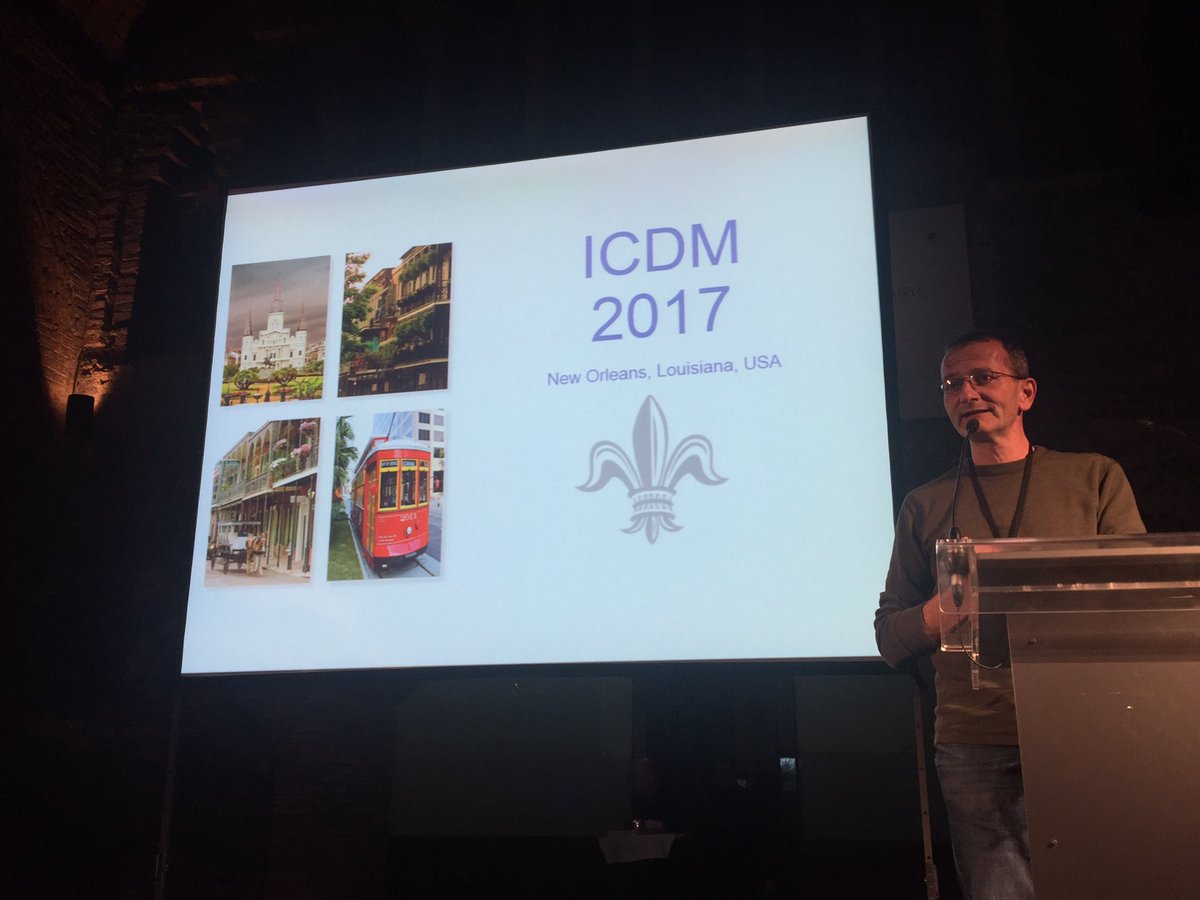 Announcing #icdm2017 in New Orleans