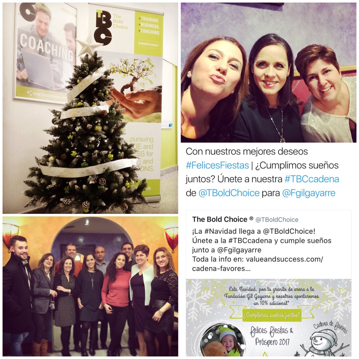 La Navidad ha llegado ya al #TBCTeam de <a href="/TBoldChoice/">The Bold Choice</a> ¡Tiempo de celebración y generosidad! #TBCcadena valueandsuccess.com/cadena-favores… ¿te unes?