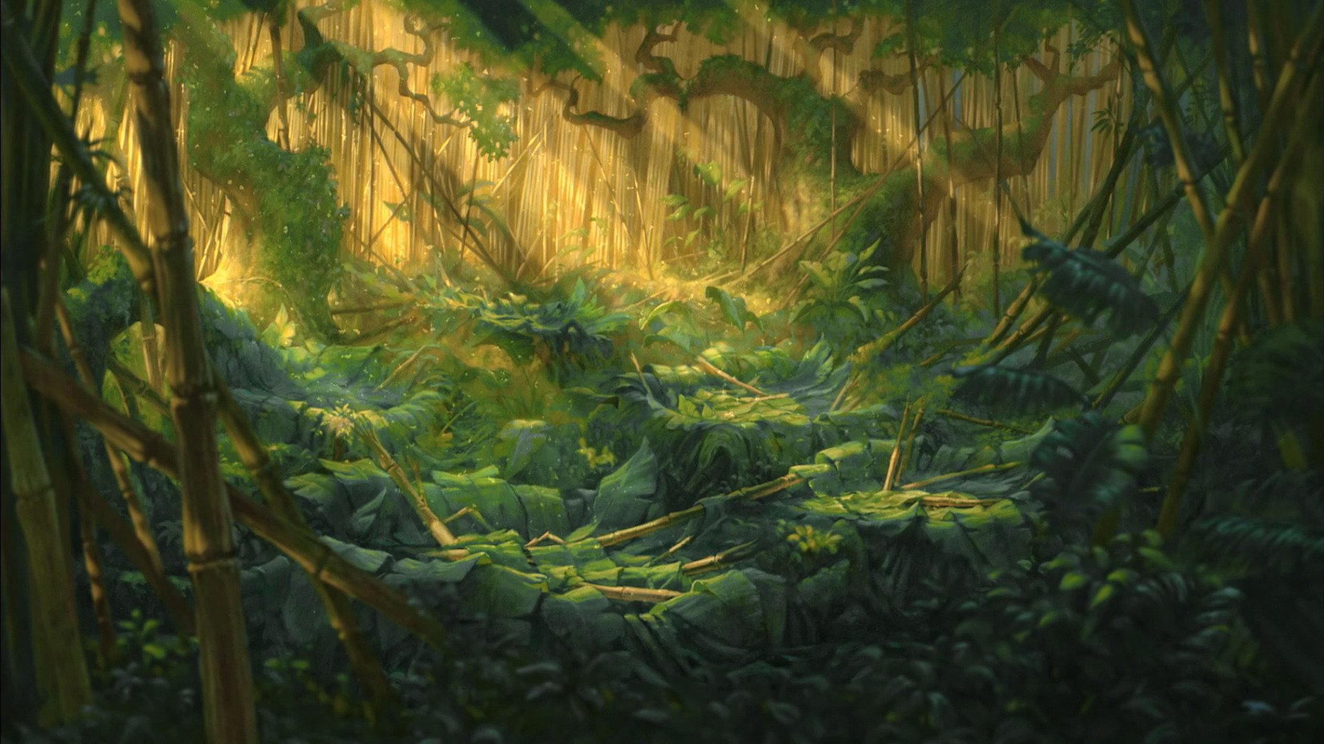 Tohad on Twitter: "Backgrounds from Tarzan (1999, Disney Studios)