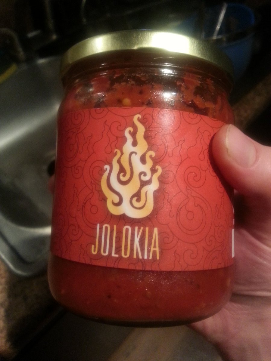 this salsa is my new jam, it's called Jolokia 10 &amp; it's one of the most bizarre foods I've ever eaten