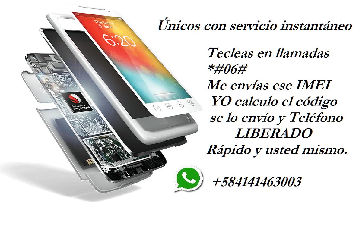 Leochip01's tweet image. Liberamos por IMEI tu teléfono. Envías el IMEI y te envío el código de liberación.  #MiercolesDeGanarSeguidores #SendtelRocket #Sendtel