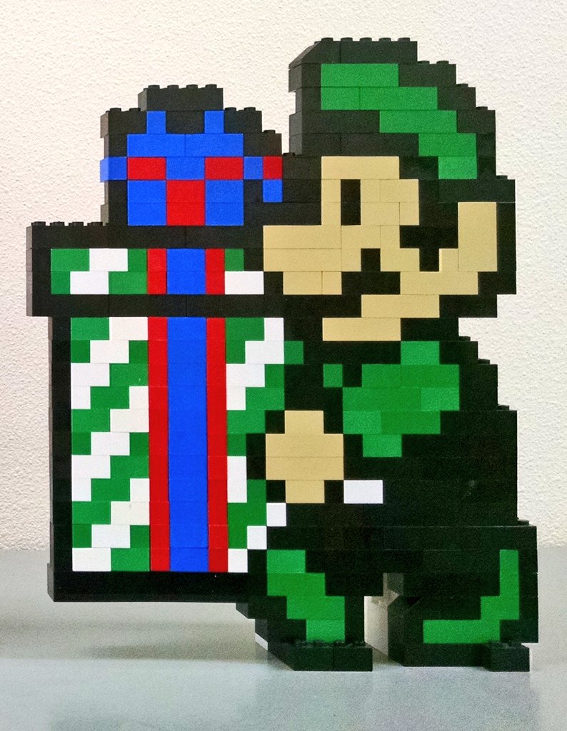 Luigi Pixel Art