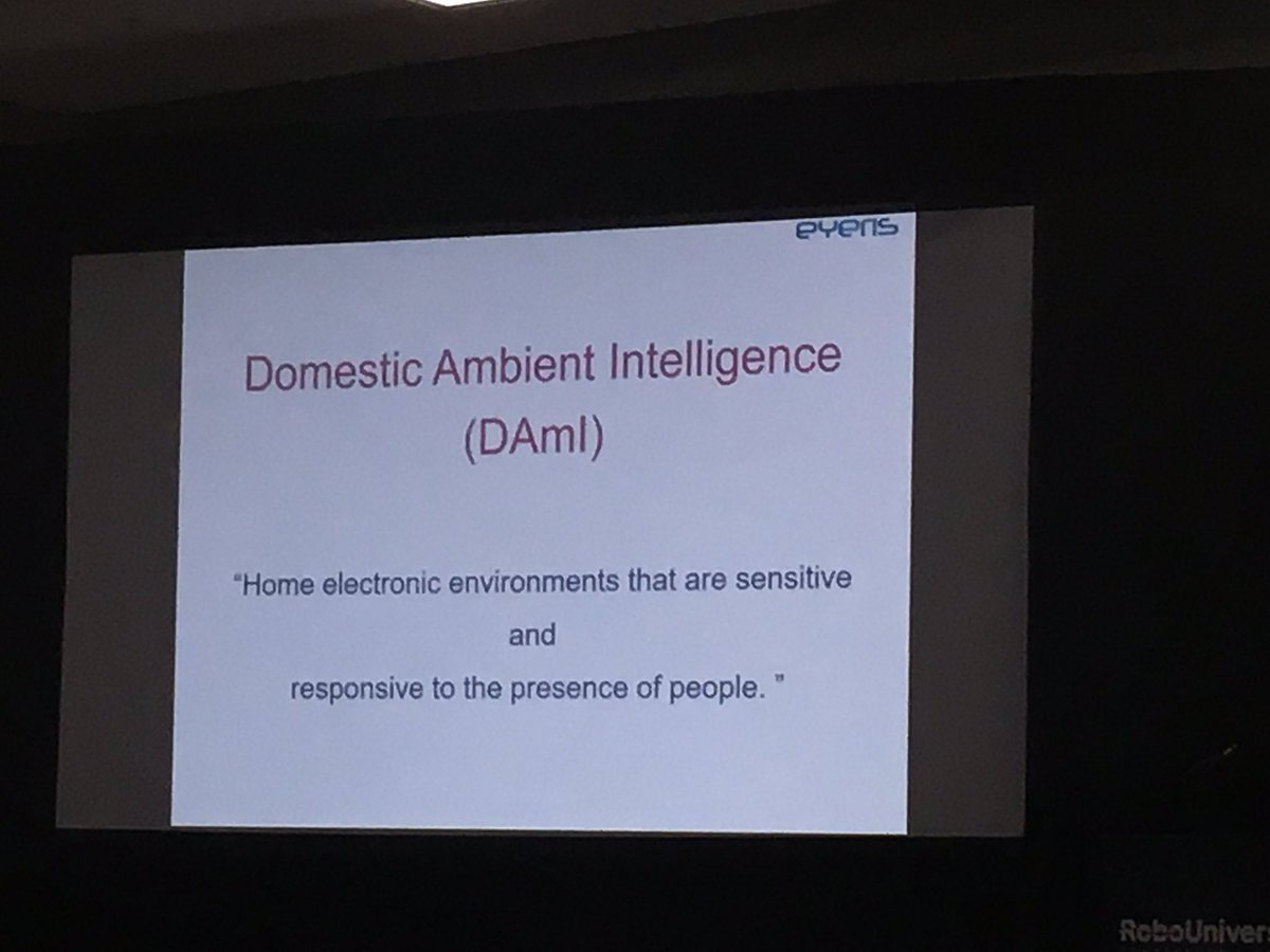 aaronnorris's tweet image. Term alert: DAml = domestic ambient intelligence #ftfevent #robouniverse