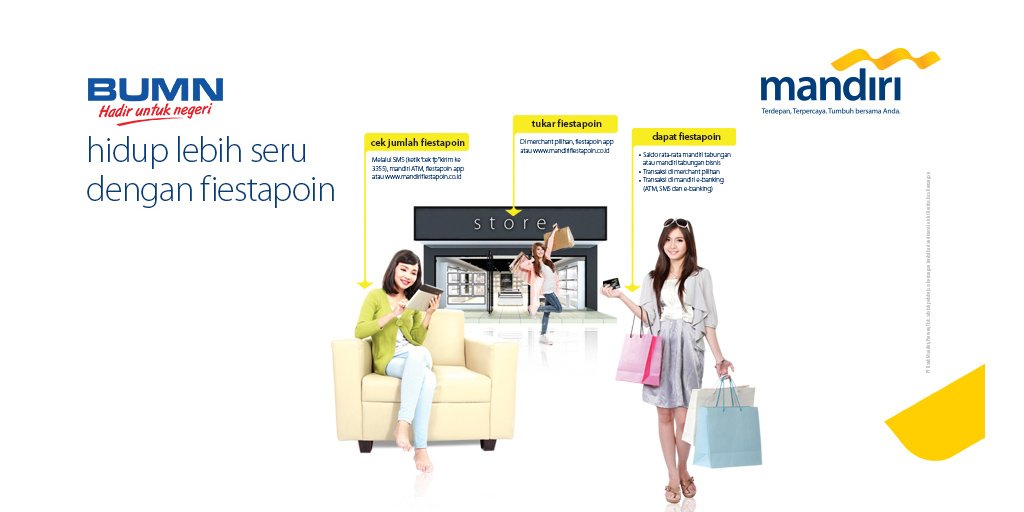 mandiricard's tweet photo. Cardholders, yuk cek merchant2 pilihan di https://t.co/gZzLNjwb55 dan segera tukar #fiestapoin kamu! https://t.co/LBCmc8JhN9