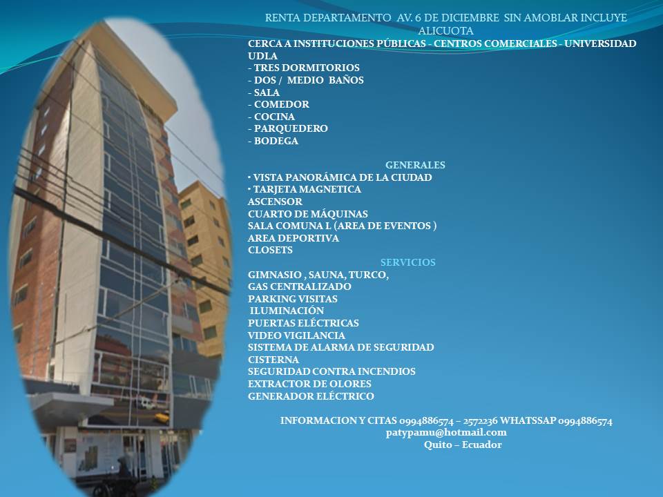 pachipamu1's tweet image. @ECUADOR_COMPRA DEPARTAMENTO INCLUYE ALICUOTA SECTOR UDLA WHATSSAP 0994886574 022572236