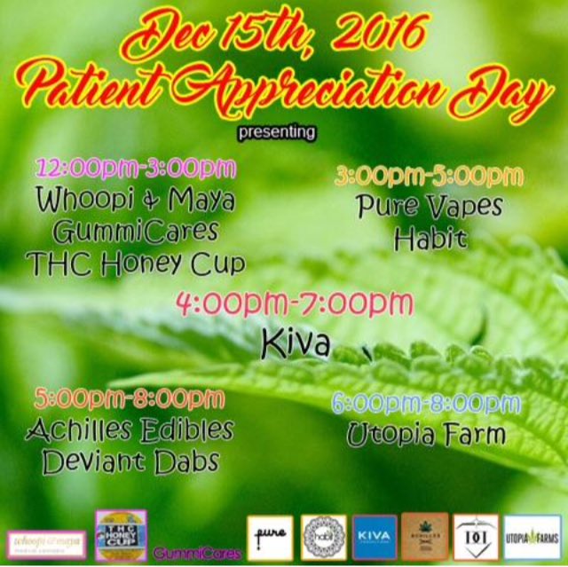 Check us out at The Green Element in Torrance tomorrow. We'll be there from 12-3pm. #PatientAppreciation #SouthBay #Prop215 #THCHoneyCup