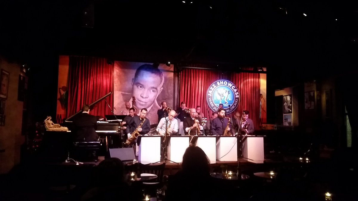 Great to meet up with Andy Baker &amp; Morgan Pirtle in Chicago <a href="/JazzShowcase/">The Jazz Showcase</a>