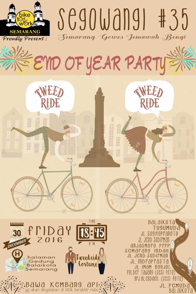 #segowangi35 is coming! Get ready, cyclists! @KotaSMG <a href="/Komselis_/">KOMSELIS</a>  <a href="/infosemarang/">Info Semarang</a> <a href="/semarangLFR/">semarangLFR</a> <a href="/B2WIndonesia/">Bike2Work Indonesia</a>