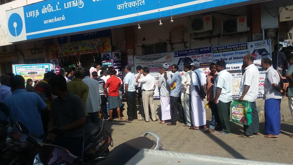 murugaramu_kkl's tweet photo. #Demonetizationeffect after 36 days kkl sbi yesterday 😢, https://t.co/Kru1Ni7yZW