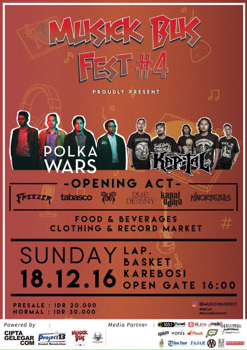 Ramaikan, Musick Bus Fest ke 4! vonisme.com/2016/12/15/ram…