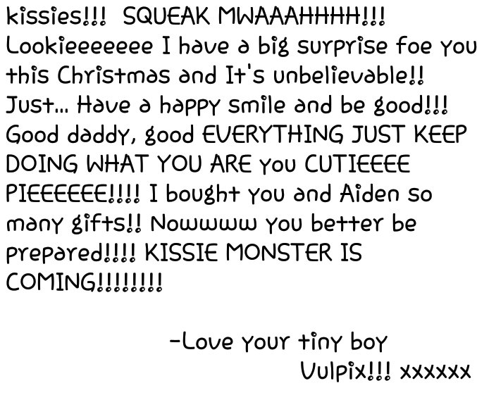 hIII VULPIX HERE!! Just a little message for my future hubbyyyy!!! I love youuuu!!  sQUEAK MWAH MWAH!!  -Vulpix 💗