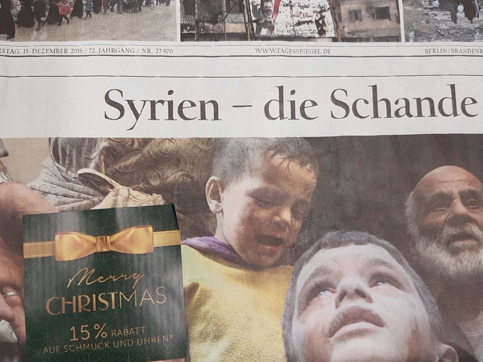 Tagesspiegel-Titel, Quelle: Twitter Tagesspiegel