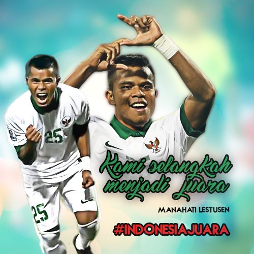 influlancer's tweet photo. Selamat untuk tim nasional Indonesia. Semoga bisa menjadi juara piala #AFFSuzukiCup2016.. Tuntaskan di Rajamangala!!! #IndonesiaJuara https://t.co/FE4fnxONzt