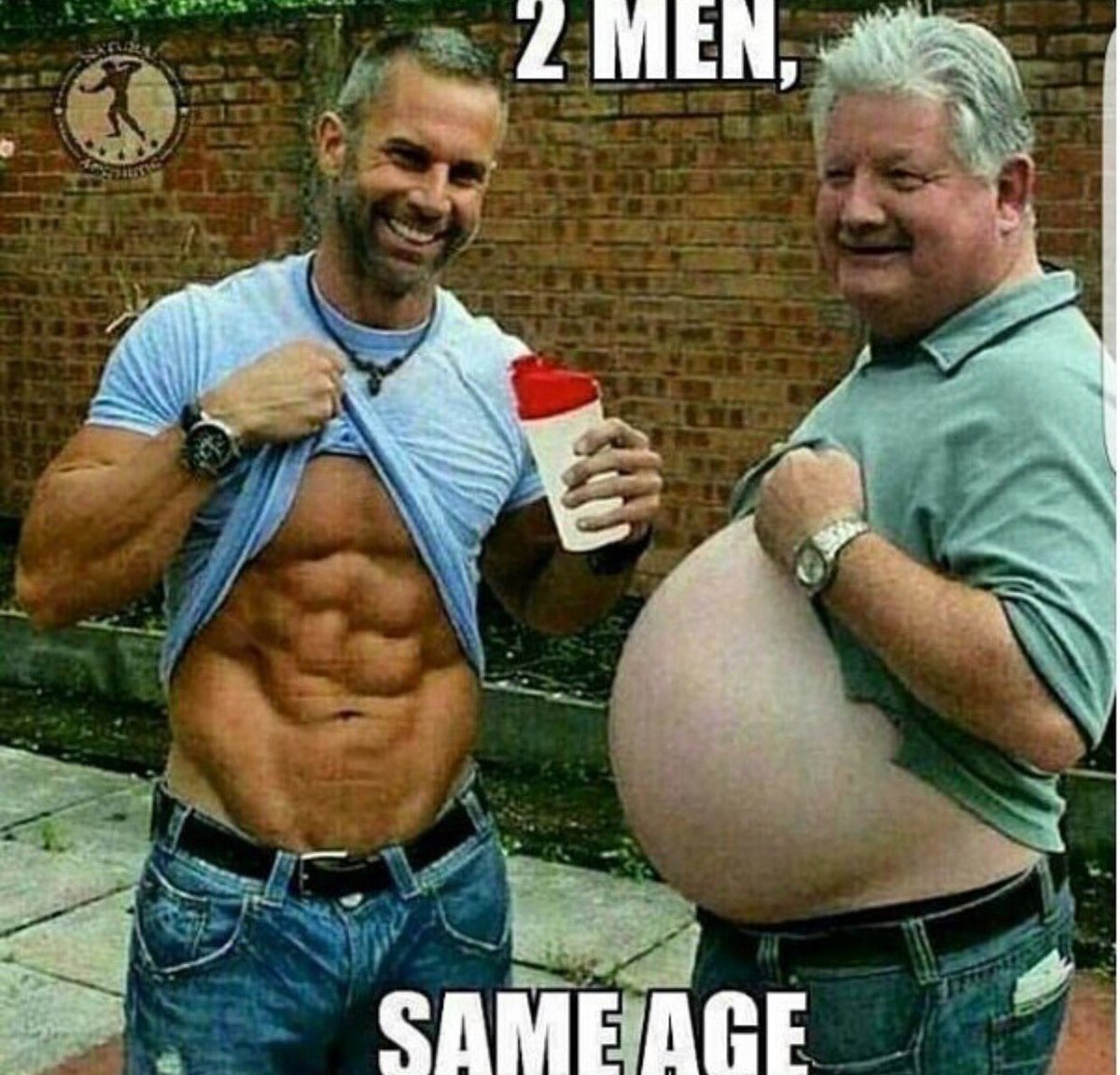 nicklong365's tweet photo. Beliefs systems guide our actions and our actions are our results! These 2 men are the same age and live radically different lives! #decide https://t.co/RposjLawne