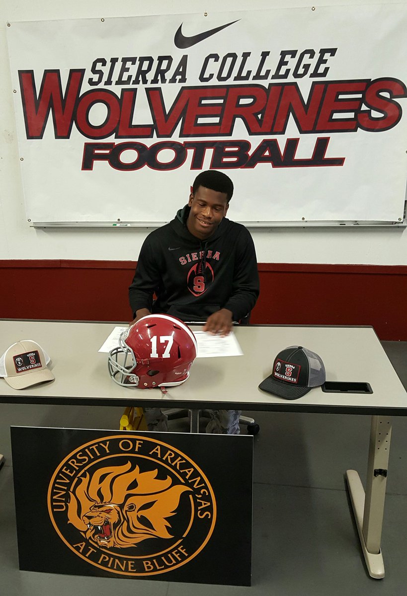 Coach_Noonan's tweet photo. Congrats @_TheRealDWill_ on signing your @uapb_football scholarship today!
#WolverineWay https://t.co/t7W8fSxh83