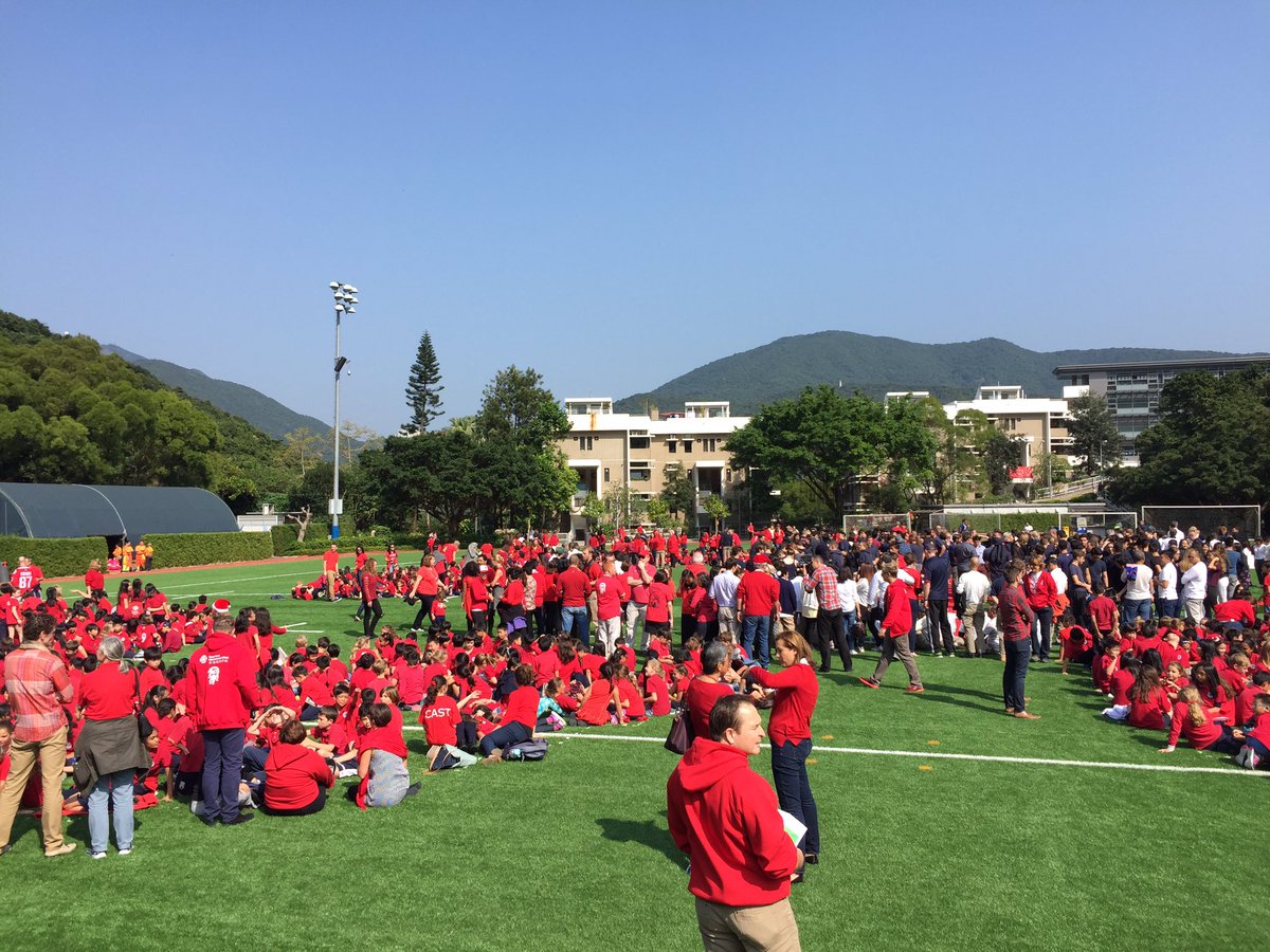 #HKIS parents, do you know where your kids are?? Its 50th Anniversary picture day! Happy Birthday HKIS!!
