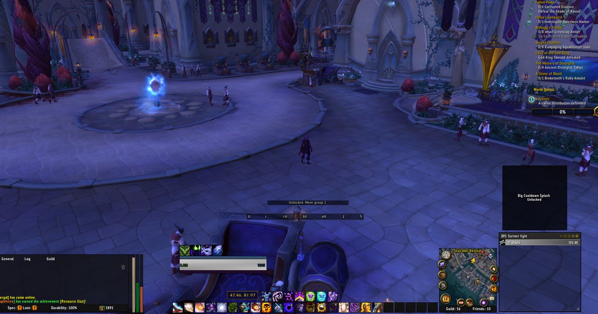 iamgeneralbacon's tweet image. After many years of #spartanui I am giving #ElvUi a go! #WoW #worldofwarcraft #ithinkilikesthis?